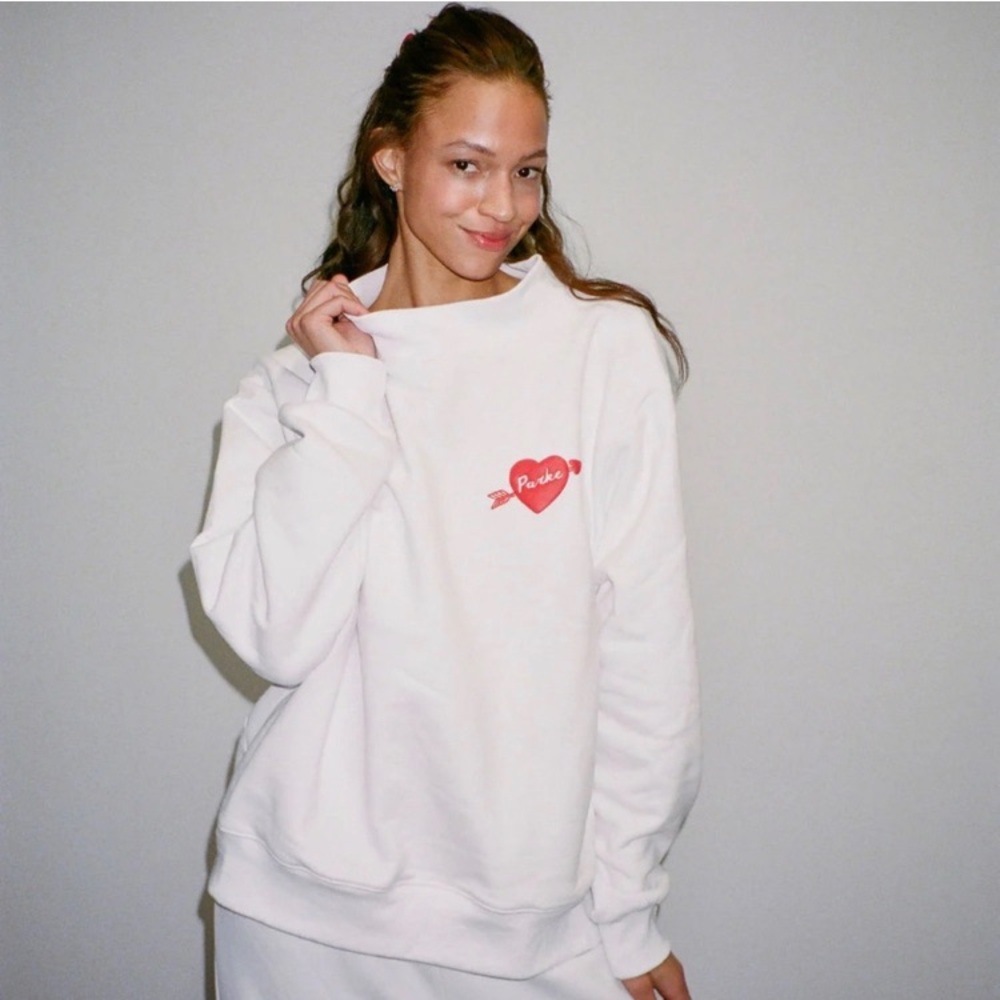 Parke Valentine’s Day White Mockneck! - Picture 3 of 3